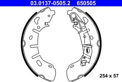 Bromsbackar - Bromsbackar, sats ATE 03.0137-0505.2