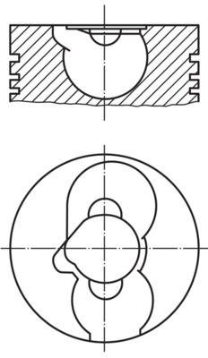 Kolv - Kolv MAHLE 228 29 00