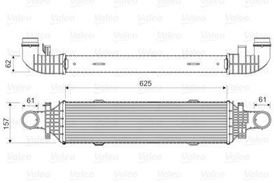 Intercooler - Laddluftkylare VALEO 818631