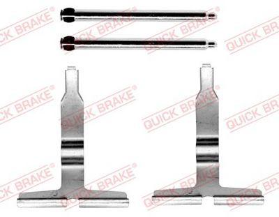 Bromssystem tillbehör - Tillbehörssats, skivbromsbelägg QUICK BRAKE 109-1661