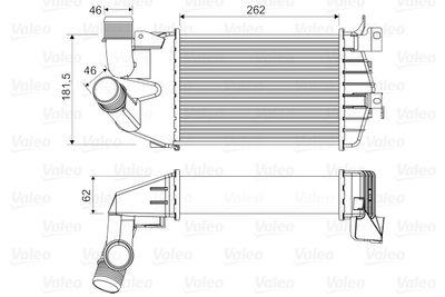 Intercooler - Laddluftkylare VALEO 818556