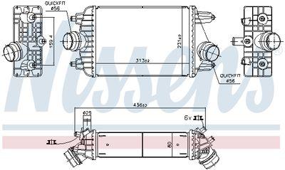 Intercooler - Laddluftkylare NISSENS 961303