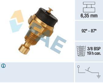 Temperaturfläkt, kylarradiatorfläkt - Termokontakt, kylarfläkt FAE 37650
