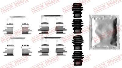 Bromssystem tillbehör - Tillbehörssats, skivbromsbelägg QUICK BRAKE 109-1896