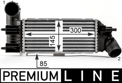 Intercooler - Laddluftkylare MAHLE CI 26 000P