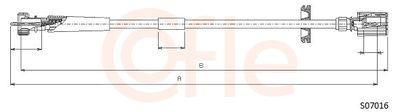 Hastighetsmätarvajer - Hastighetsmätaraxel COFLE 92.S07016