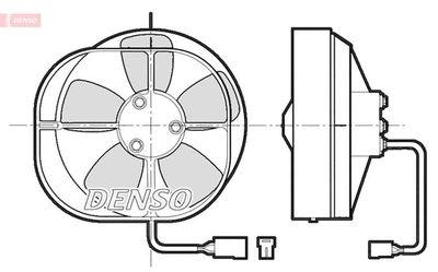 Fläktmotor - Kupéfläkt DENSO DEA09204