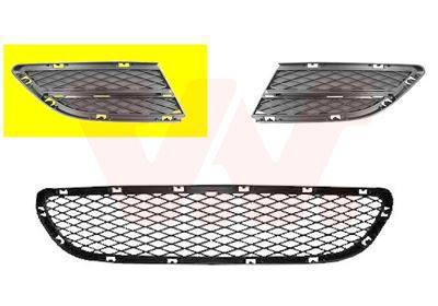 Stötfångargaller - Ventilationsgaller, stötfångare VAN WEZEL 0667592