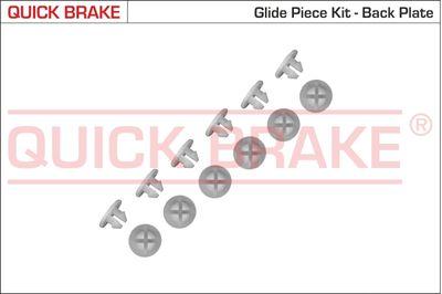 Bromstrummedelar - Tillbehörssats, bromsbackar QUICK BRAKE 6859K