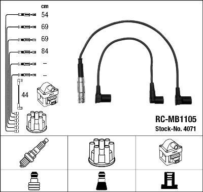 Tändkabel - Tändkabelsats NGK 4071