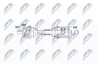 Drivaxel - Drivaxel NTY NPW-ME-023