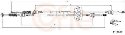 Kabel, manuell växellåda - Vajer, manuell transmission COFLE 92.11.2882