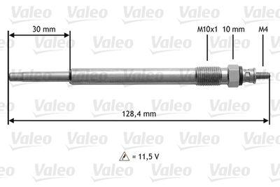 Glödstift - Glödstift VALEO 345179