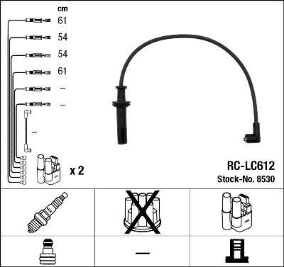 Tändkabel - Tändkabelsats NGK 8530