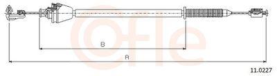 Spjällkabel - Gasvajer COFLE 92.11.0227
