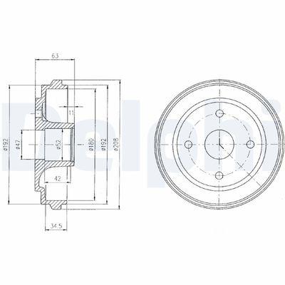 Bromstrummor - Bromstrumma DELPHI BF474