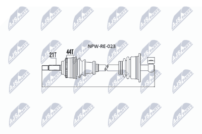 Drivaxel - Drivaxel NTY NPW-RE-023