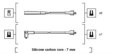 Tändkabel - Tändkabelsats MAGNETI MARELLI 941318111122