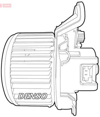 Fläktmotor - Kupéfläkt DENSO DEA01212