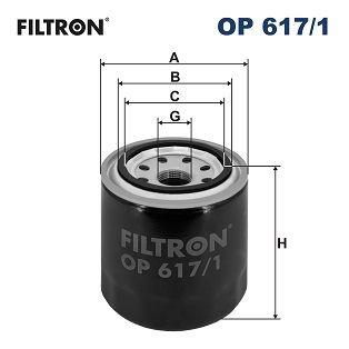 Oljefilter - Oljefilter FILTRON OP 617/1