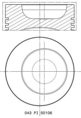 Kolv - Kolv MAHLE 503 48 01