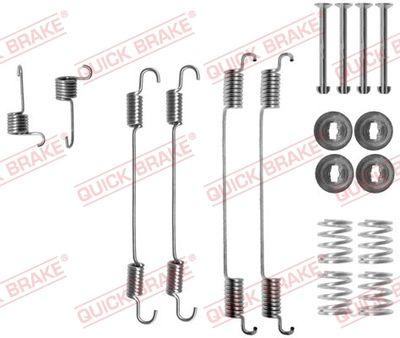 Bromstrummedelar - Tillbehörssats, bromsbackar QUICK BRAKE 105-0021