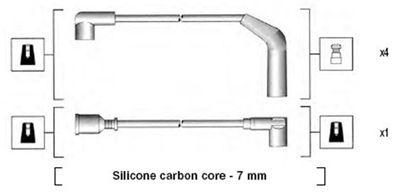 Tändkabel - Tändkabelsats MAGNETI MARELLI 941155060744