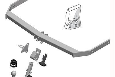 Dragkrokar och kablagekit - Släpfordonstillkoppling BRINK 515100