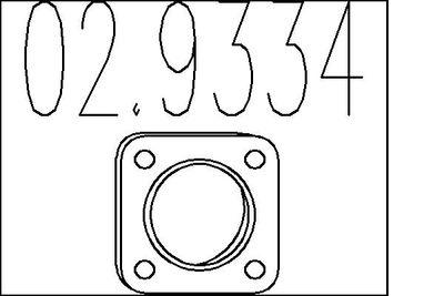 Packning, avgassystem - Packning, avgasrör MTS 02.9334