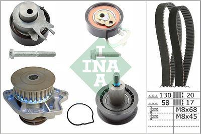 Vattenpump + kamremssats - Vattenpump + kuggremssats INA 530 0538 30