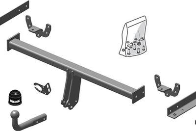 Dragkrokar och kablagekit - Släpfordonstillkoppling BRINK 566500
