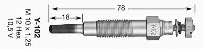 Glödstift - Glödstift NGK 5925