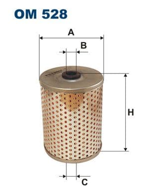 Hydraulfilter - Filter, drifthydraulik FILTRON OM 528