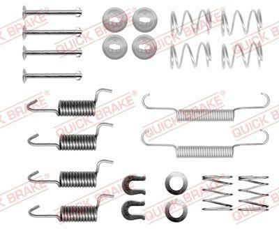 Handbroms delar - Tillbehörssats, bromsbackar, parkeringsbroms QUICK BRAKE 105-0871