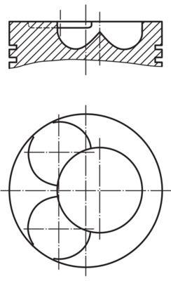 Kolv - Kolv MAHLE 137 08 00