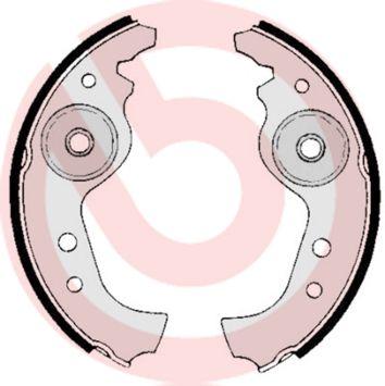 Bromsbackar - Bromsbackar, sats BREMBO S 23 501