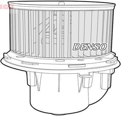 Fläktmotor - Kupéfläkt DENSO DEA10052