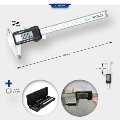 Digitala/analoga skjutmått - Skjutmått KS TOOLS BT114900