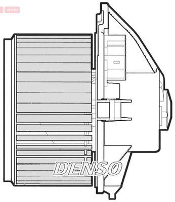 Fläktmotor - Kupéfläkt DENSO DEA09052