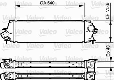 Intercooler - Laddluftkylare VALEO 818771