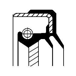 Axeltätning, differential - Oljetätningsring, differential CORTECO 01034649B