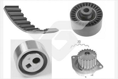 Vattenpump + kamremssats - Vattenpump + kuggremssats HUTCHINSON KH 187WP17