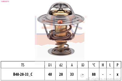 Termostat - Termostat, kylmedel EPS 1.880.831S