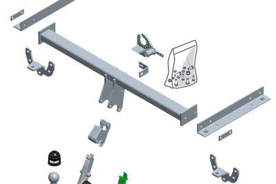 Dragkrokar och kablagekit - Släpfordonstillkoppling BRINK 566600