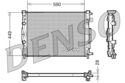 Kylare - Kylare, motorkylning DENSO DRM23056