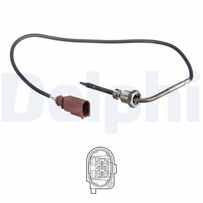 Sensor, avgassgastemperatur - Sensor, avgastemperatur DELPHI TS30184