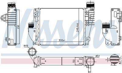 Intercooler - Laddluftkylare NISSENS 961522