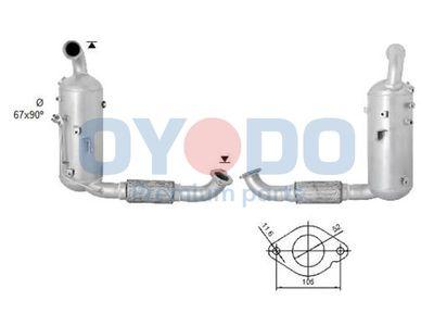 Dieselpartikelfilter - Sot-/partikelfilter, avgassystem OYODO 20N0057-OYO