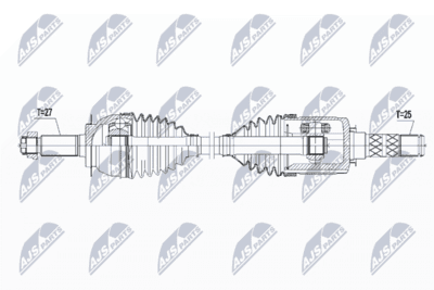 Drivaxel - Drivaxel NTY NPW-SB-015