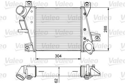 Intercooler - Laddluftkylare VALEO 818360